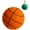 Wired Orange Ball, variant on Silent Basketball and Hoop Set, 2 Counts/Set Including 1 Count Indoor Silent Basketball and 1 Count Basketball Hoop, Foam Basketball Indoor, Soft Basketball Indoor