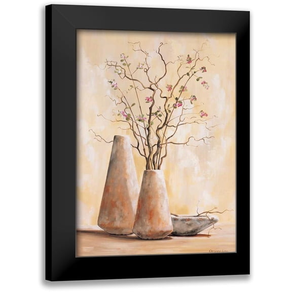 Lien, Christopher 11x14 Black Modern Framed Museum Art Print Titled - Red berries I