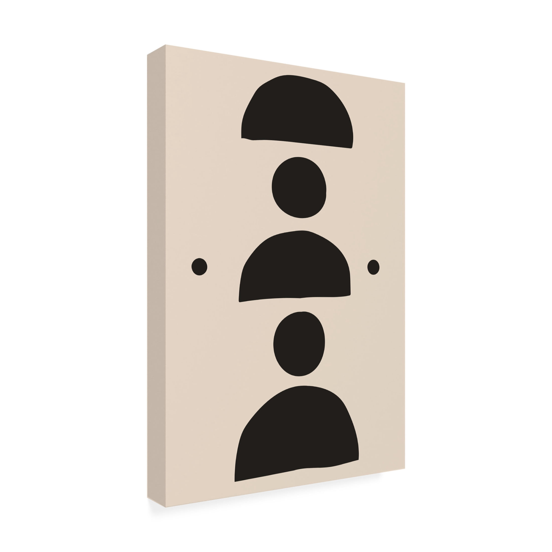 Trademark Fine Art jay stanley Minimal Black Expression 4 Canvas Wall Art