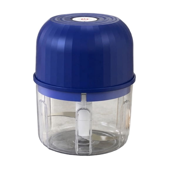 Blateno USB Rechargeable Mini Wireless Garlic Chopper, Stainless Steel Blades Portable Electric Food Mincer, Splash-Proof Small Food Processor for Garlic Chili Spices Baby Food Travel Camping