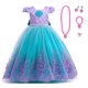 thumbnail image 1 of Disney-disfraz de princesa Sirenita Ariel Bowl, vestido de carnaval bordado de lujo, Halloween ix, vestido educativo para niños zhangmengya unisex, 1 of 2