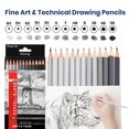 thumbnail image 4 of PACIFIC ARC ART12TECH ARTIST DRAWING PENCILS TECHNICAL 12 PIECE SET 6B - 6H, 4 of 4
