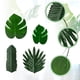 thumbnail image 3 of Paquete de decoración para el hogar con planta verde para fiesta de hojas de tortuga de simulación, 3 of 4