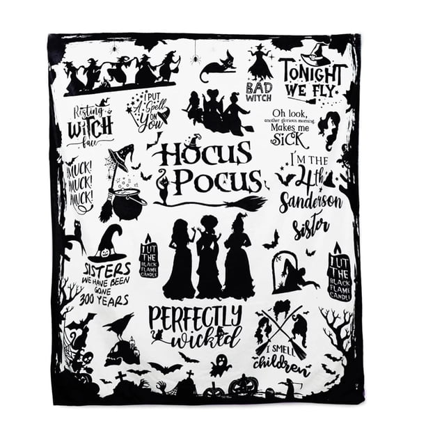 Halloween manta para decoraciones silla cama sofá (8-1x1.3m)