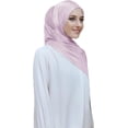 thumbnail image 3 of Women Premium Hijab Head Scarf Lightweight Shimmer Scarves Crepe Wedding Shawls Shiny Wraps for Evening Dresses, 3 of 6