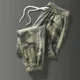 thumbnail image 5 of Pantalones cargo para hombre, ropa de trabajo, pantalones de camuflaje para hombre, pantalones holgados de diseño gris y negro, pantalones largos, estilo urbano, de gran tamaño, estéticos, novedad, 5 of 5