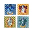 thumbnail image 1 of Juego de posavasos de cristal Silver Buffalo Harry Potter Hogwarts x4, 1 of 9