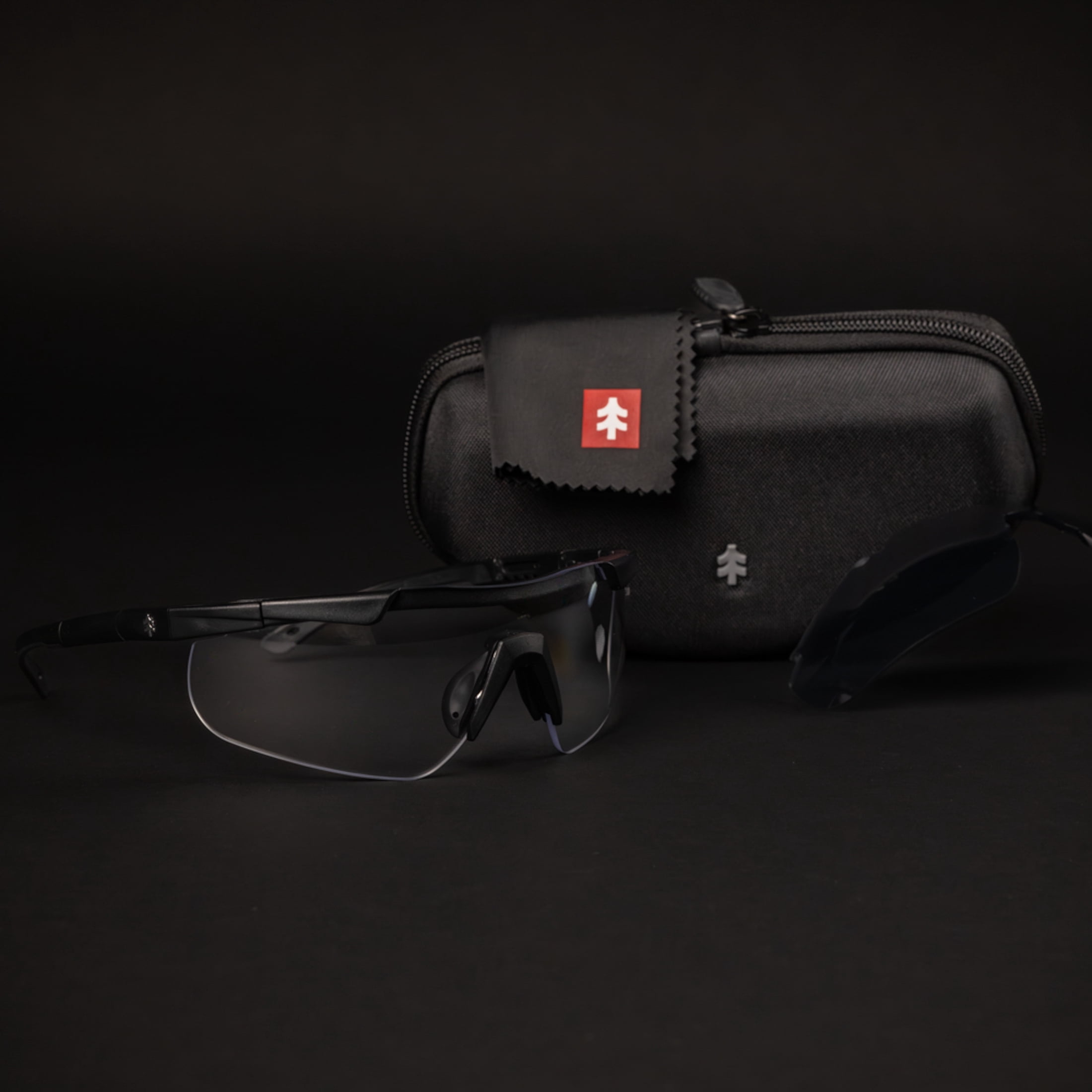 Swiss Tech Augen Shooting Glasses, Anti-Fog, Scratch-Resistant, Low-Profile, UV400, 2 Lenses