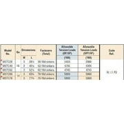 Simpson Strong-Tie 3 in. W. x 40 in. L. Steel 16 Gauge Strap Tie MSTC40