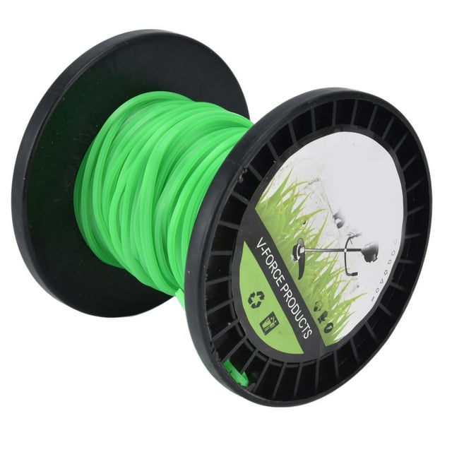 Weedeater String, 2.0mm 30m Long Square High Efficiency Trimmer Line Replacement for String Trimmer Weed Trimmer Green