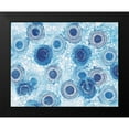 thumbnail image 2 of Day, Kellie 18x15 Black Modern Framed Museum Art Print Titled - Pinto and Buffalo Flowers Blue, 2 of 5