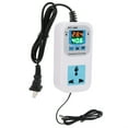 thumbnail image 1 of Temperature Controller,Temperature Controller Digital Dual Digital Temperature Controller Dual Display Temperature Controller Compact and Lightweight, 1 of 8