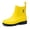 Yellow, variant on Sogetch Womens Short Rain Boots Waterproof Ankle Chelsea Boots Slip-Resistant Garden Shoes