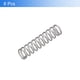 thumbnail image 3 of Uxcell 6Pack Resortes de Compresión, Diámetro de Alambre de 1mm x 8mm OD x 40mm Longitud Resortes de Extensión de Acero Inoxidable, Plata, 3 of 5