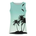 thumbnail image 4 of BVOFAR Men's Big and Tall Tank Tops Summer Sleeveless Crewneck Tops Loose Fit Hawaiian Beach Shirts Multicolor S, 4 of 5