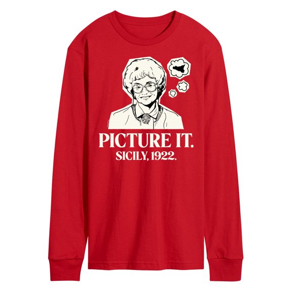 Golden Girls - Picture It Sicily - Men's Long Sleeve T-Shirt