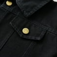 thumbnail image 6 of Vividxx Toddler Boys Girls Windproof Solid Color Denim Coats Jacket Kids Warm Outerwear Jacket O-Neck Holiday Outwear, 6 of 6