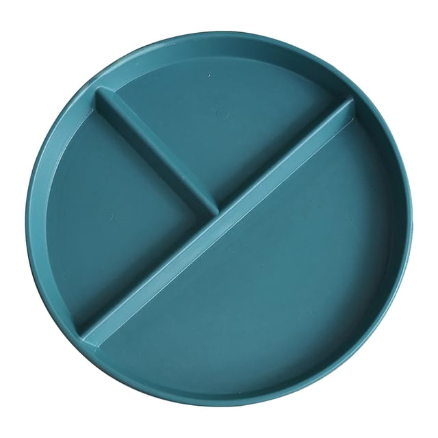 Dinnerware Set Compartment Divided Plates for Kids Plastic Children Trays for Eating with Dividers Colors Suitable for Breakfast Desserts Tableware,Cutlery Set,Ceramic Plates,Porcelain Bowls,Stainles