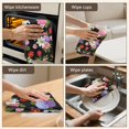 thumbnail image 6 of 2 Pcs Pioneer Flower Floral Print Pattern Kitchen Towels, Funny Microfiber Dish Towel Set, 18" X 26" Tea Towels, 6 of 6