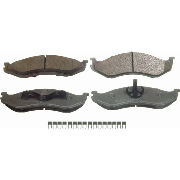 Wagner ThermoQuiet QC712 Ceramic Disc Brake Pad Set Fits select: 1997-2006 JEEP WRANGLER / TJ, 1997-2000 JEEP CHEROKEE