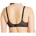 thumbnail image 2 of Wacoal NEW Deep Black Women's Size 34C Sheer Floral Minimizer Bra, 2 of 2