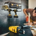 thumbnail image 6 of Wall Mounted Power Tool Organizer, Garage Drill Holder Storage Rack, 6 of 7