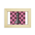 thumbnail image 1 of Checkerboard White Word Chess Desktop Decorate Photo Frame Picture Art Painting 5x7 inch, 1 of 3