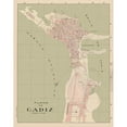 thumbnail image 3 of Martin 12x14 Black Modern Framed Museum Art Print Titled - Cadiz Spain Europe - Martin 1920, 3 of 5
