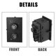 thumbnail image 4 of Interruptor de control Unique Bargains de limpiaparabrisas trasero para luz antiniebla GMC Yukon 2003-2006, 4 of 6