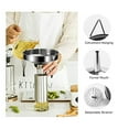 thumbnail image 3 of Stainless Steel Funnel with Detachable Strainer (Approx. 6 Inches), 3 of 5