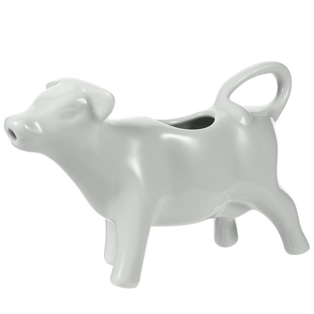 1pc Cartoon Milk Creamer Pitcher Coffee Creamer Dispenser Porcelain Creamer Jug Syrup Serving Dispenser