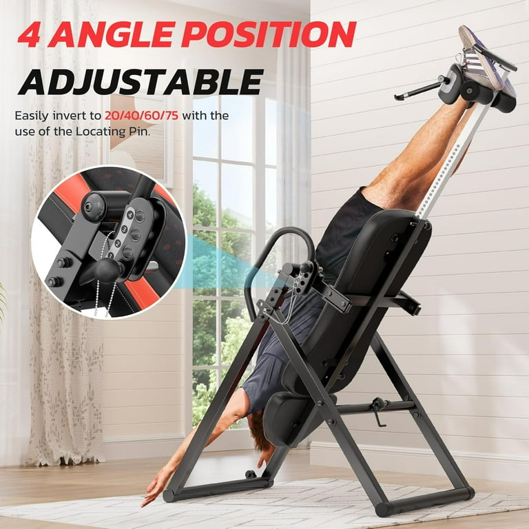 YOLEO Table D'inversion Pliable - 180°, Pour Dos Et Gym, Occasion état Correct