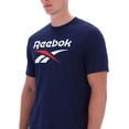 thumbnail image 5 of Playera Reebok Hombre Big Logo Crew Neck Azul Casual azul M, 5 of 5
