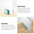 thumbnail image 2 of MasteelfCA Support Vertical pour Ordinateur Portable 3 Emplacements Support de Bureau pour Téléphone Tablette Support Réglable, 2 of 7