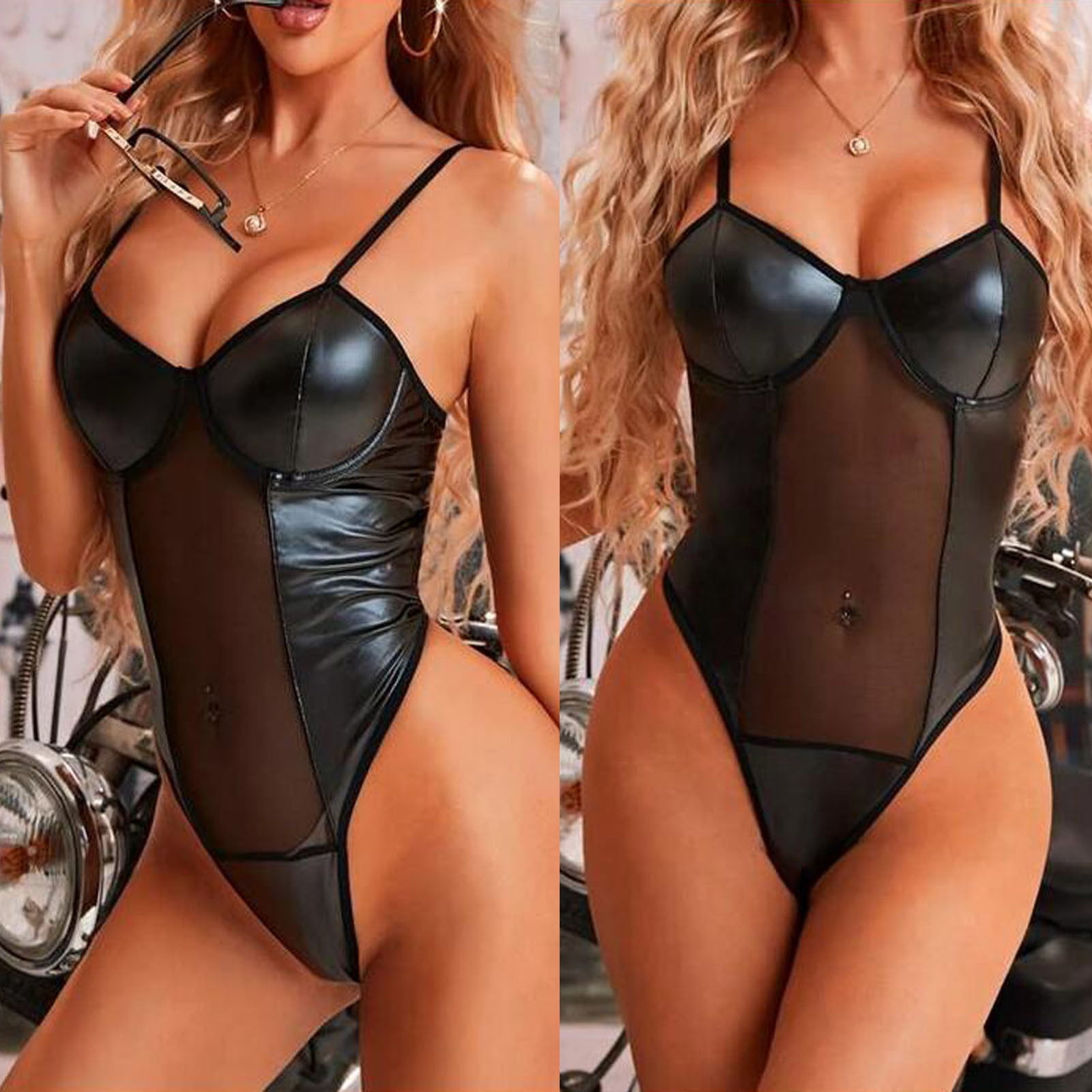 jsaierl Women Lingerie Ladies Cute Girl Solid Erotic Lingerie Sexy  Shivering Halter One-piece Suit Sexy Lingerie Sets Valentines Lingerie  Dress Valentines Lingerie for Women Sexy 
