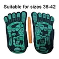 thumbnail image 4 of YAOBAMM Health Care Socks 1 Set Acupoint with Serenity Steps Legible Foot Acupuncture Point Printed Elastic Massage to Promote, 4 of 6