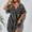 Khaki, variant on OKBOP Mermaid Dresses for Women Women Plus Size Summer Casual Short Sleeve V Neck Printed Sleeve Dresses Loose Dress Sundresses Dress Black L(8)