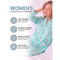thumbnail image 2 of Casual Nights - Housecoats For Women, Snap Front Dusters For Women, Pure Cotton House Dresses For Elderly & Young with 2 Pockets, Mint Large, 2 of 7