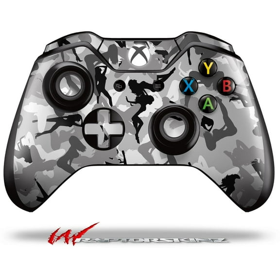 Decal Style Skin for Microsoft XBOX One Wireless Controller Sexy Girl Silhouette Camo Gray - (CONTROLLER NOT INCLUDED)