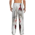 thumbnail image 3 of Picia Christmas Snowman With Hat Mens Soft Woven Cotton Elastic Waistband Sleep Pajama Pant Lounge Sleep Pant With Pockets And Drawstring-Small, 3 of 9