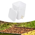 thumbnail image 1 of Honey Bucket, Honey Container HDPE Plastic with Gate for Collection, 1 of 7