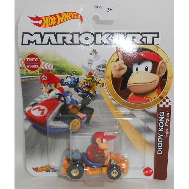 Hot Wheels Mario Kart Diddy Kong Pipe Frame Nintendo 2021 NEW Sealed