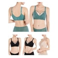thumbnail image 3 of Homgeek Women Plus Size Bra Lace Thin Padded with Underwire Bras, 3 of 7