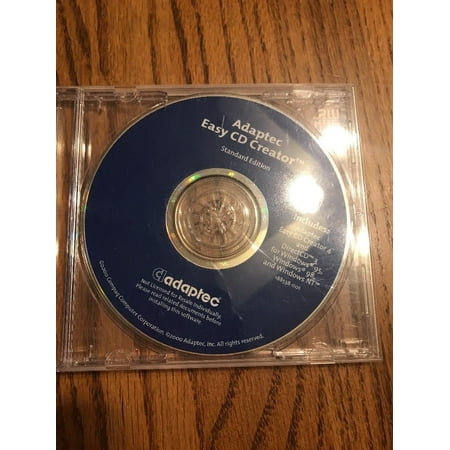 Adaptec Easy CD Creator Standard Edition- PC Computer Software Program