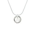thumbnail image 2 of Delight Jewelry Two-tone Runner Silhouette in Heart Joy Ring Charm Necklace, 18", 2 of 4