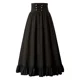 thumbnail image 1 of Vestido Medieval Retro de Halloween para mujer, Falda con cremallera de cola de pez, Burgurdy, disfraz de escenario renacentista, vestido de carnaval, fiesta, 1 of 5