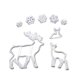 thumbnail image 1 of Galletas De Navidad, Árbol De Navidad, Papá Noel, Copo De Nieve, Muñeco De Nieve, Formas De Reno, Molde Para Hornear, Bandeja Para Dulces, Pudín, Jalea, Pastel, Jabón Yuarrent HA042329-02, 1 of 6