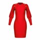thumbnail image 1 of Vestido Corto Para Mujer TREVO ROJO Poliéster 1043-12 CASTALIA TREVO 1043-12, 1 of 1