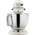 thumbnail image 3 of KitchenAid Artisan Series 5 qt Stand Mixer, Porcelain White with Flat Beater, Dough Hook, Whip, 3 of 5