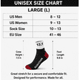 thumbnail image 2 of Running Socks for Men and Women, Athletic Crew Socks for Running, Training, Fitness and Everyday Sports, 13.1 Design, Size S, 2 of 5